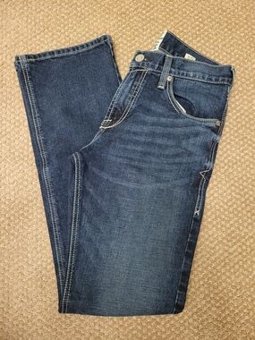 Ariat Men's Slim Straight Jeans - Dark Blue Denim
